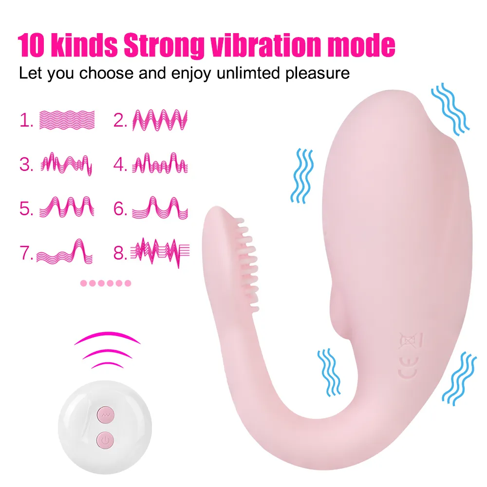 IKOKY Silikonowy Whale Jump jajko Wibrator Kobiet Masturbator Sexy Zabawki Dla Kobiet 10 Prędkości łechtaczka stymuluj