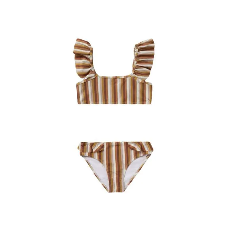 Детские комплекты купальников RC Brand Summer Girls Cute Fashion Print Swimsuits Baby Toddler Holiday Bikini Clothing 220425