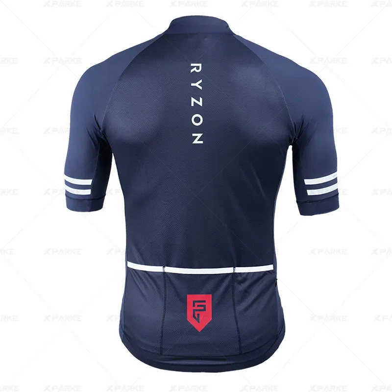 Maglia da ciclismo RYZON Pro Team Abbigliamento da ciclismo Pantaloncini con bretelle MTB Set da uomo Bike Ropa Ciclismo Tute da triathlon Camicia da ciclismo 220601