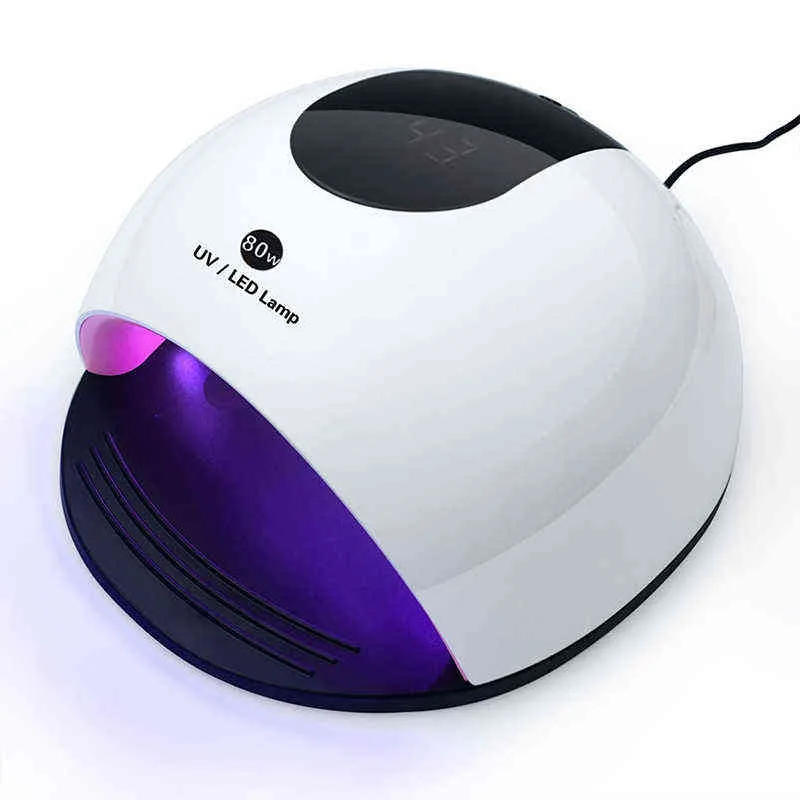 NXY SUN B3 Professional LED UV LAMP 80W DILLER DAYER Polish Gel Source Manicure Machine لعلاج أداة الصالون الفنية 220624