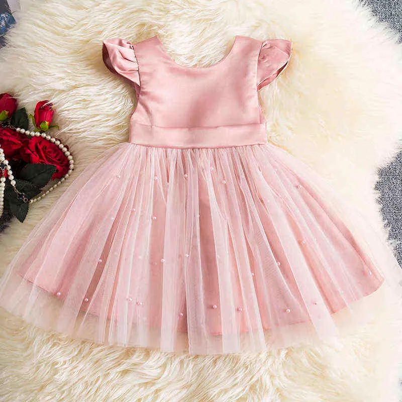 2021 filles bébé robe d'été de mariage fête d'anniversaire robe en dentelle moelleuse 15 ans robe en bas âge élégant Tutu robes enfants vêtements G22051287690