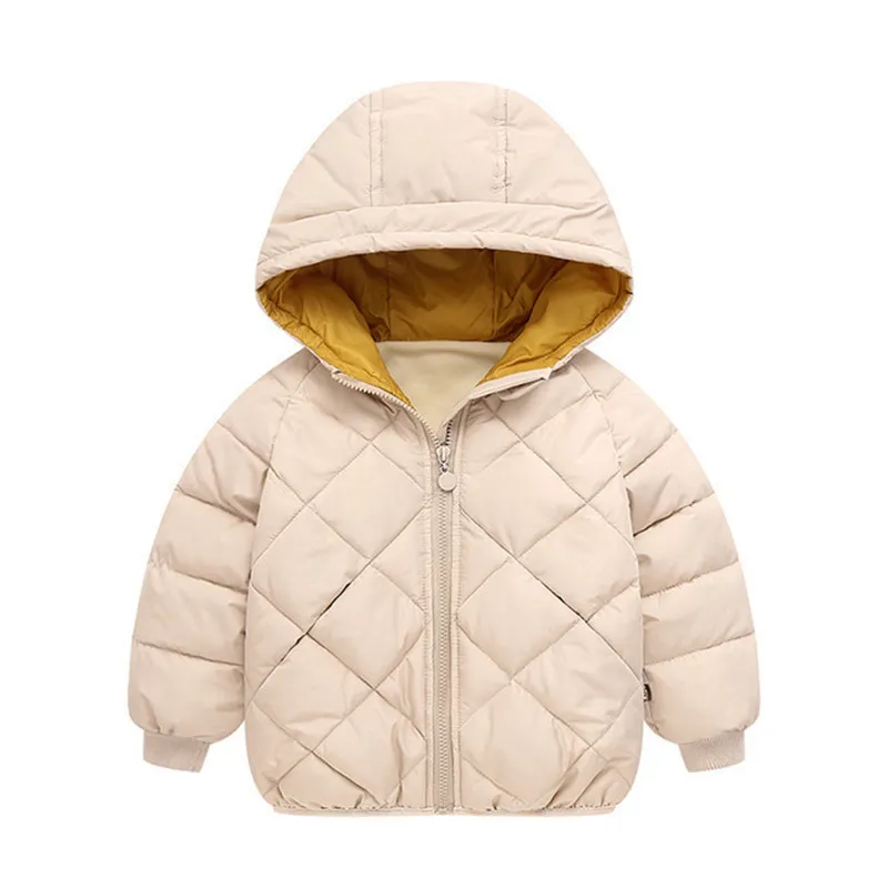 Ragazzi Giacche Bambini Capispalla con cappuccio Ragazze Abbigliamento caldo Baby Fashion Kids Zipper Coat 220826