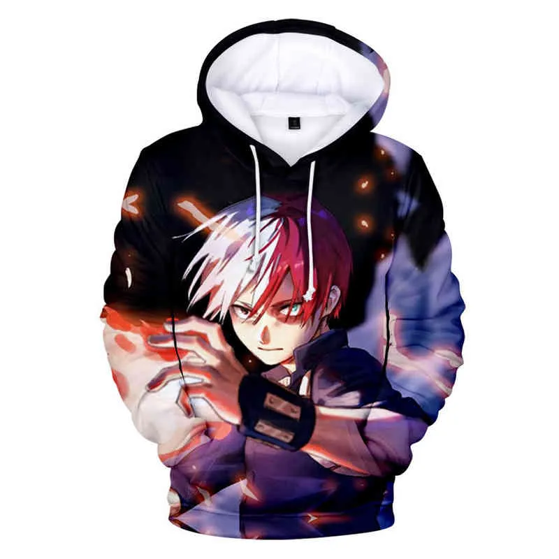 Mój Bohater Academia Manga Bluzy Mężczyźni Anime Sudaderas Cosplay Bluzy Ropa Hombre Moletom Streetwear Ubrania Dres Wetemen