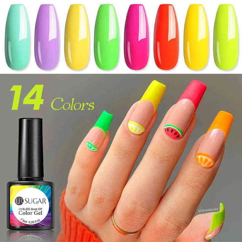 NXY Nail Gel Neon Polish Hybrid s for 7 5ml Semi Permanent Soak Off Uv Base Top Coat 0328