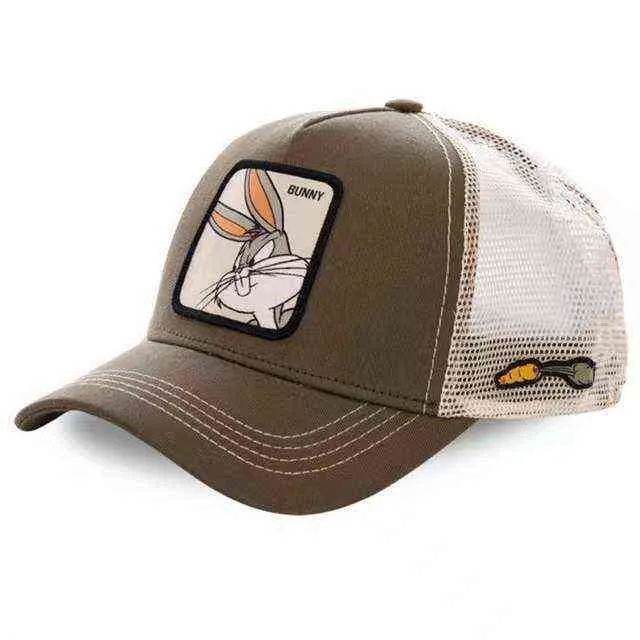 High Version Rabbit Duck Animal Cartoon Net Hat Berretto da baseball da uomo e da donna Fashion Hip Hop