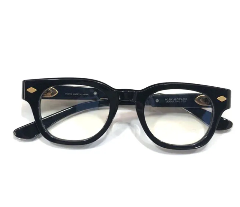 새로운 패션 디자인 광학 안경 광장 두꺼운 판자 프레임 단순 인기 인기있는 클래식 스타일 다목적 안경 투명 렌즈 제나 294Q