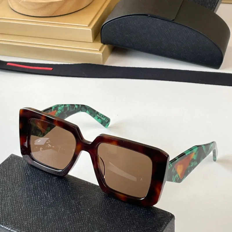 Nouvelle couleur super qualité SPR23 lunettes de soleil pour hommes FEMMES lignes géométriques lunettes de soleil carrées designer style cubain voyage d'été protège234j
