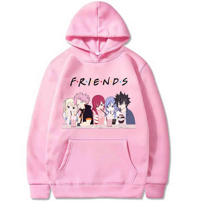 2020 hot Fairy Tail hoodies Natsu Lucy Gris Elza Classique Bande Dessinée Classique Anime Japon Coton Unisexe Polaire Sweats Y220713