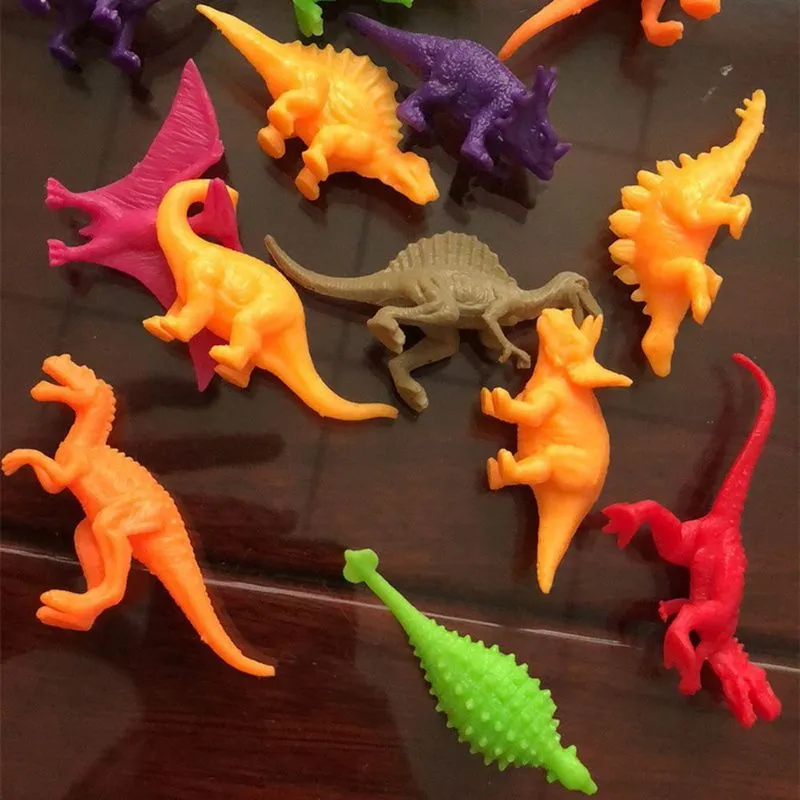 set mini animais simulação brinquedo de dinossauro sólido figuras de ação clássica coleção antiga para meninos presentes 220628