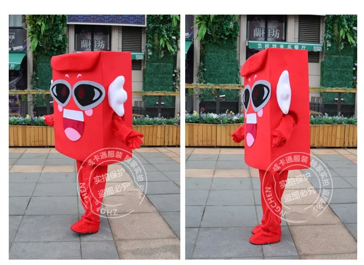 Талисман кукла костюм китайский Новый год талисман костюм счастливые деньги Hongbao деньги красный конверт пакет мультфильма персонаж талисман костюм рождество