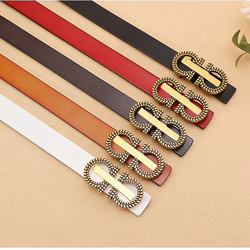 Designers Belt Luxurys bälten Letter Solid Color Trendy Business Metal Buckle Belt High Quality High-End Fashion Casual Mångsidig M3172