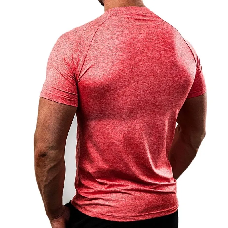Hommes Compression entraînement Sport T rapide Fitness hommes musculation maigre t-shirt hauts chemise de gymnastique Rashgard 220618