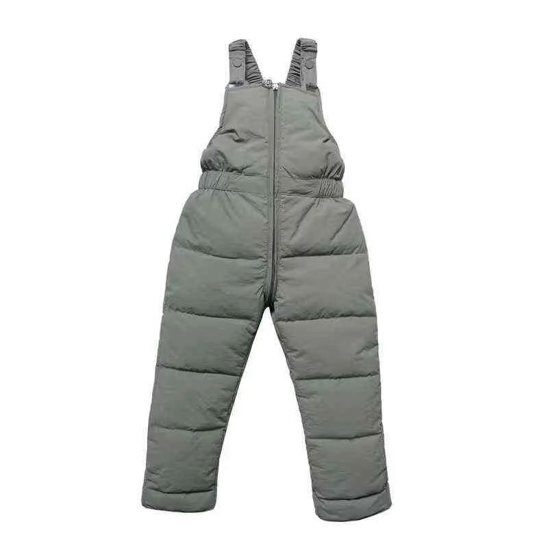 Otoño invierno ropa para niños cálido en general bebés niñas niños más pantalones gruesos niño mono para niños de 1 a 5 años abajo mamelucos J220718
