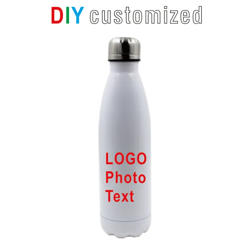 500 мл Cola Thermos Vacuum Bottle Diy Creative Gift Настройка печати PO PATER SPORT TEAM COMPANE COMPANY STEE STEE 220706