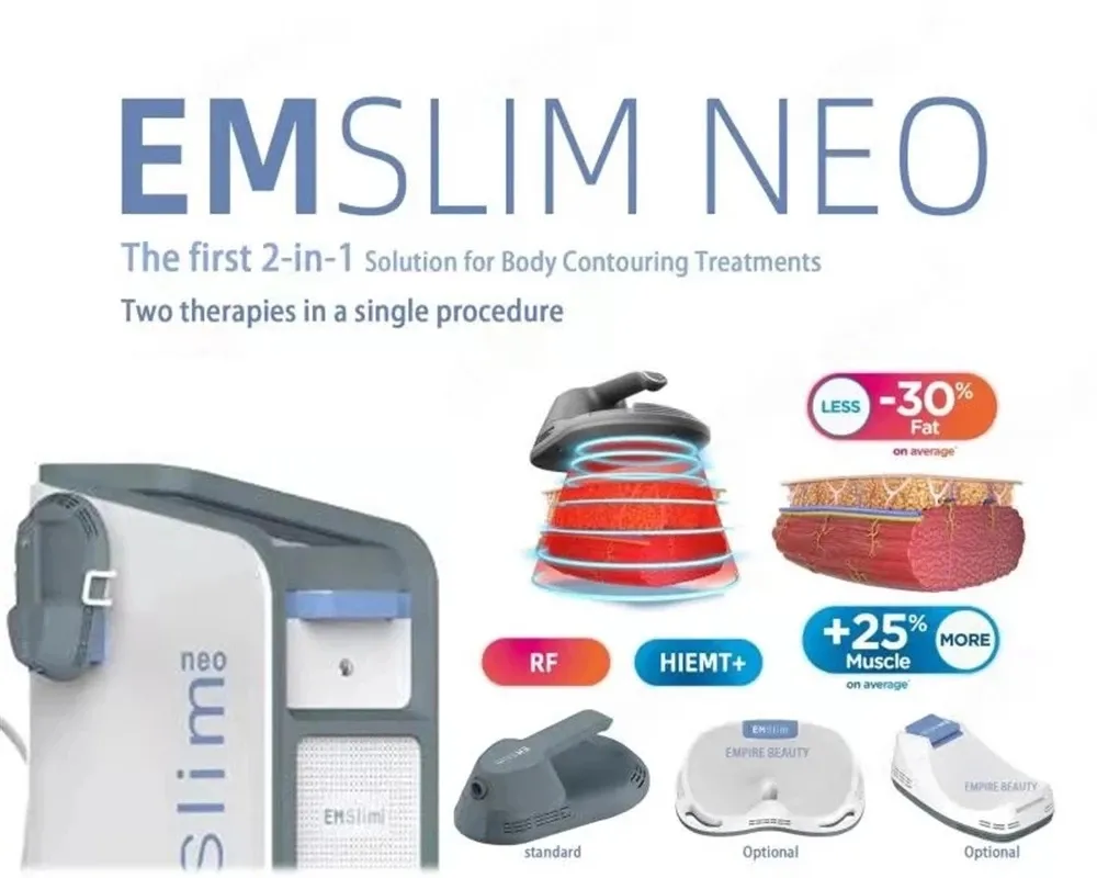 EMSLIM 4 핸들 RF 네오 Emslim RF FEMS 바디 슬림 큐핑 휴대용 Emslim 근육 자극기 기계 4 Novasculpt