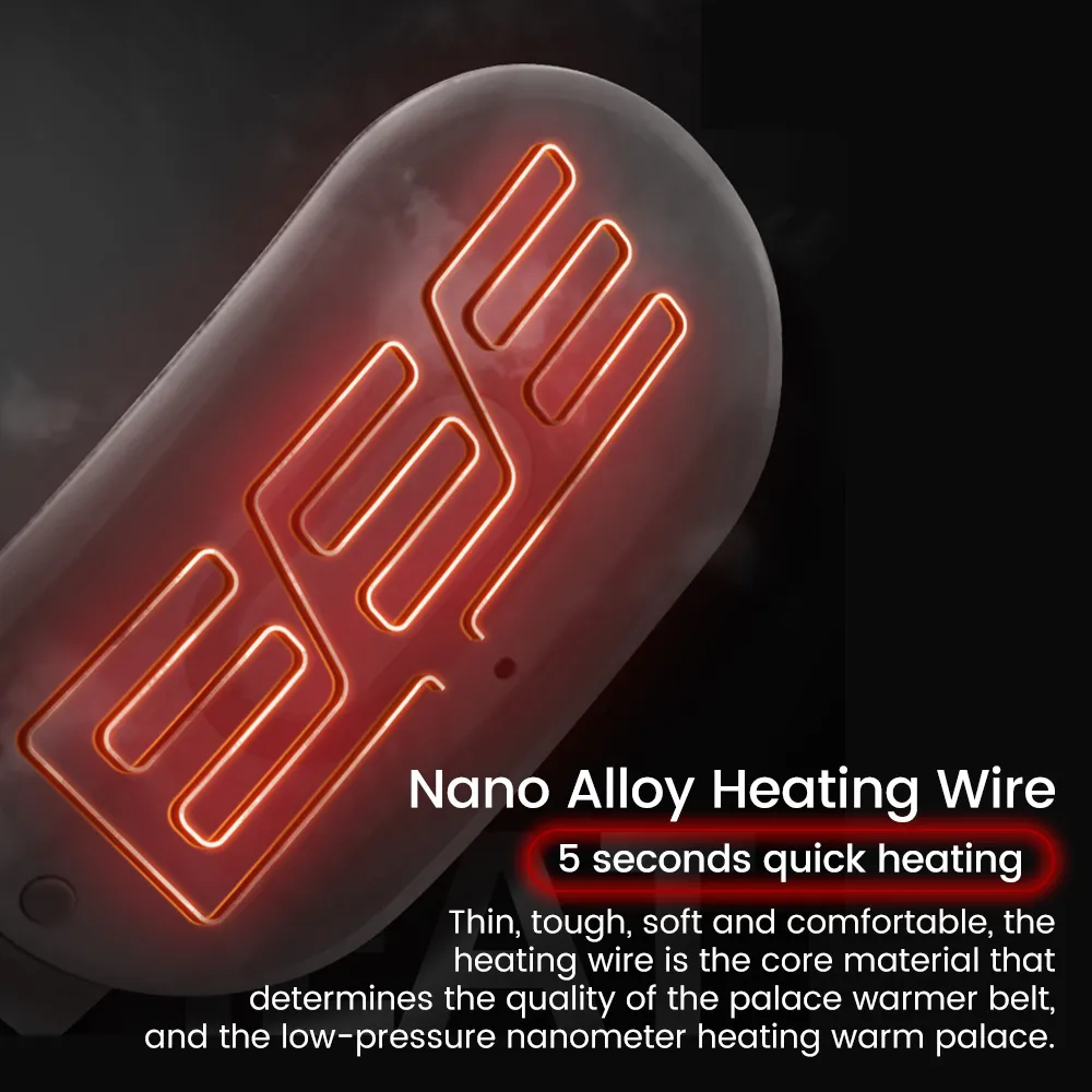 Электрическое облегчение менструальной боли в брюшной нагревании массажер теплый дворцовый ремень тепло