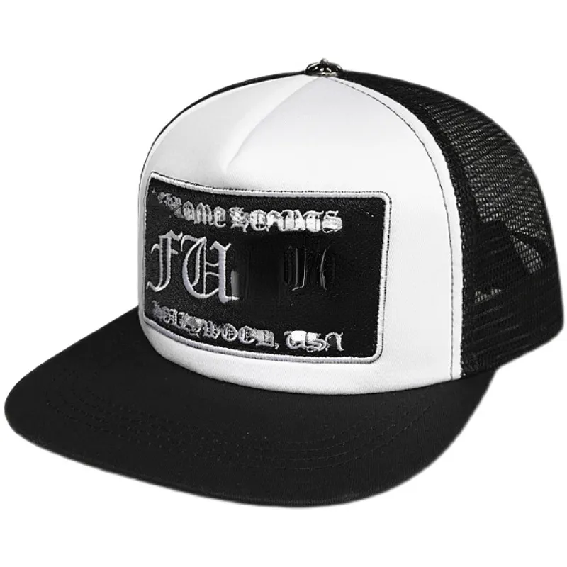 Herrmössor utomhus baseballhattar solskade Mesh Cap Youth Street Letter Brodery316e