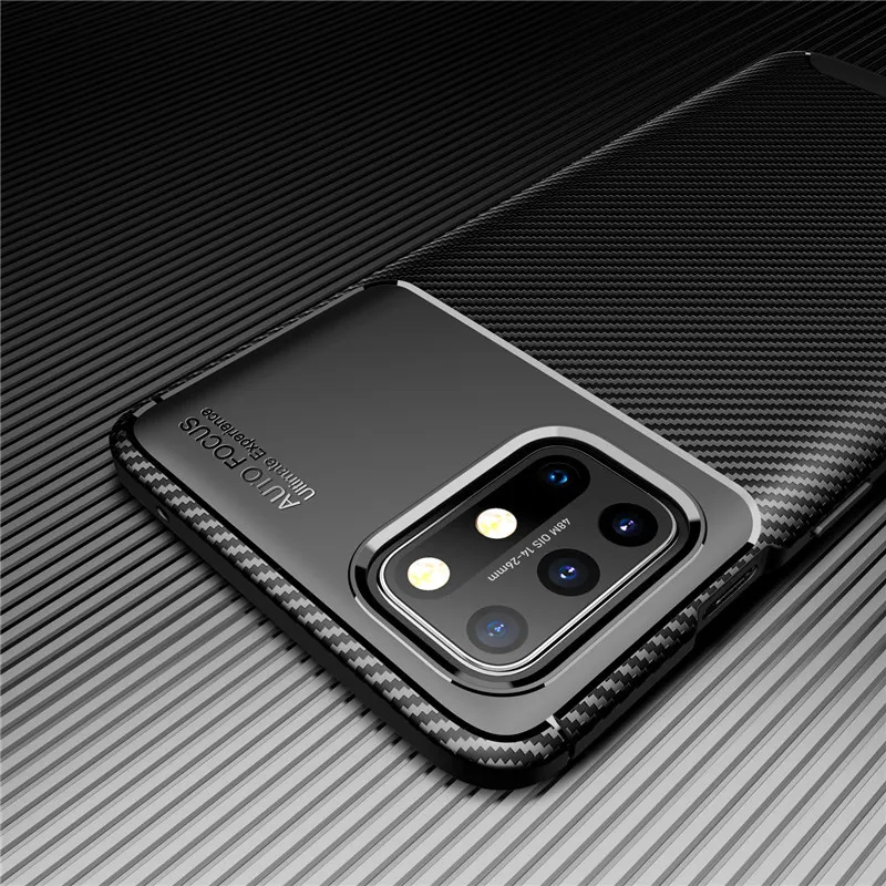 Silikonowe skrzynki na zderzak dla OnePlus 8T Case dla OnePlus Nord N10 N100 8T 7T Pro Pokrywa na wstrząsy Ochronna pokrywa telefoniczna dla OnePlus 8T