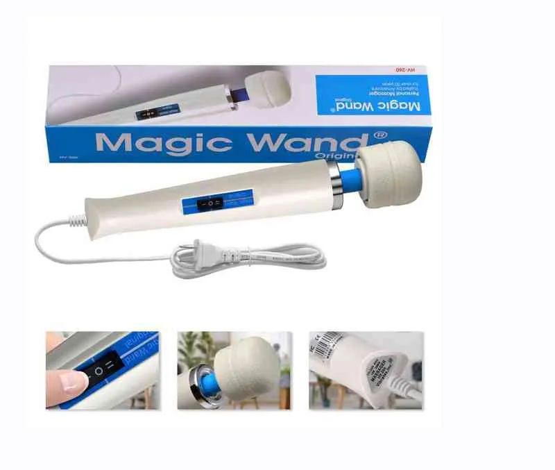 NXY wibratory HV 260 Magic Wand Massager Akumulator Famale Sex Zabawki Dorosłych Wibrator Dla Kobiety 0411
