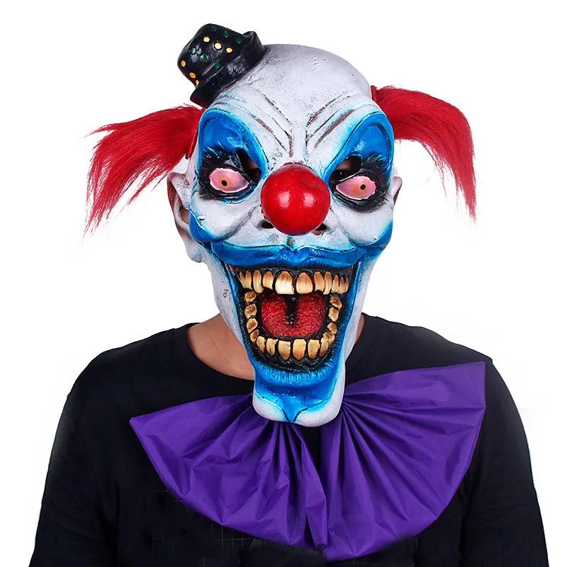 Home Grappige Clown gezicht dans Cosplay Masker latex party maskerkostuums rekwisieten Halloween Terror Masker mannen enge maskers240u