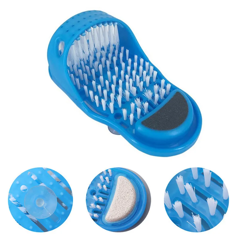 Dusch Scrubber Massager Cleaner Spa Exfoliating Washer Wash Tallare Tools Bad Bath Foot Borstar Ta bort Dead Skin 220629