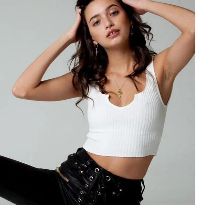 Women Crop Tops Y2K Aesthetic Sexy Cute Summer Halter White Camis Fashion Casual Female Sleeveless 90s Corset Top 220602