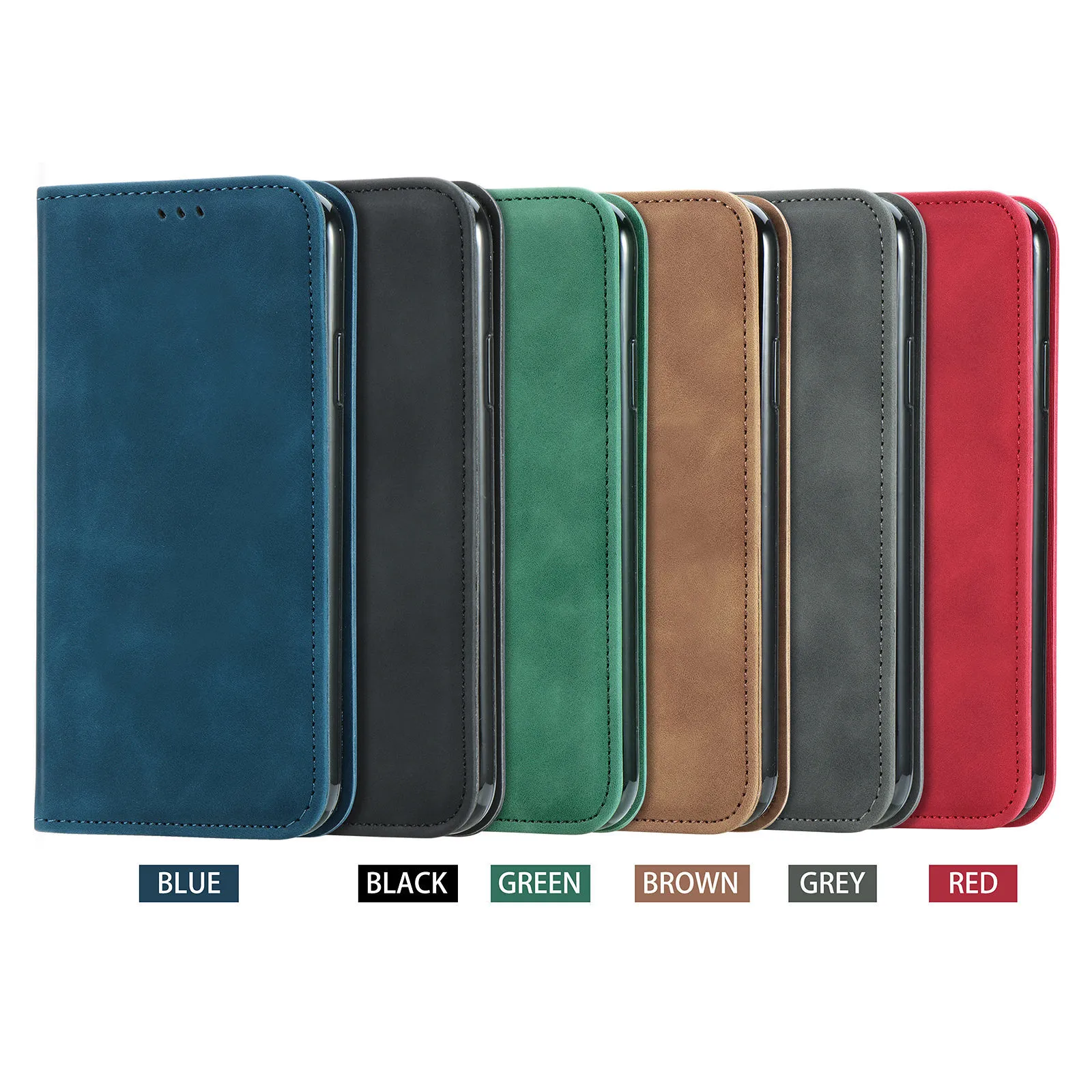 Pu Leather Flip Cases For Xiaomi Mi 10T Pro 11i 11 Lite Redmi Note 10 10S 9T Wallet Card Slot Stand Cover Poco F3 M3