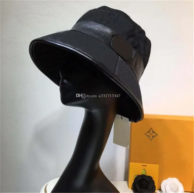2022 Modedesign Brief Eimer Hut für Männer Frauen faltbare Kappen Schwarze Fischer Beach Sun Visor Wide Rand Hats fol185r