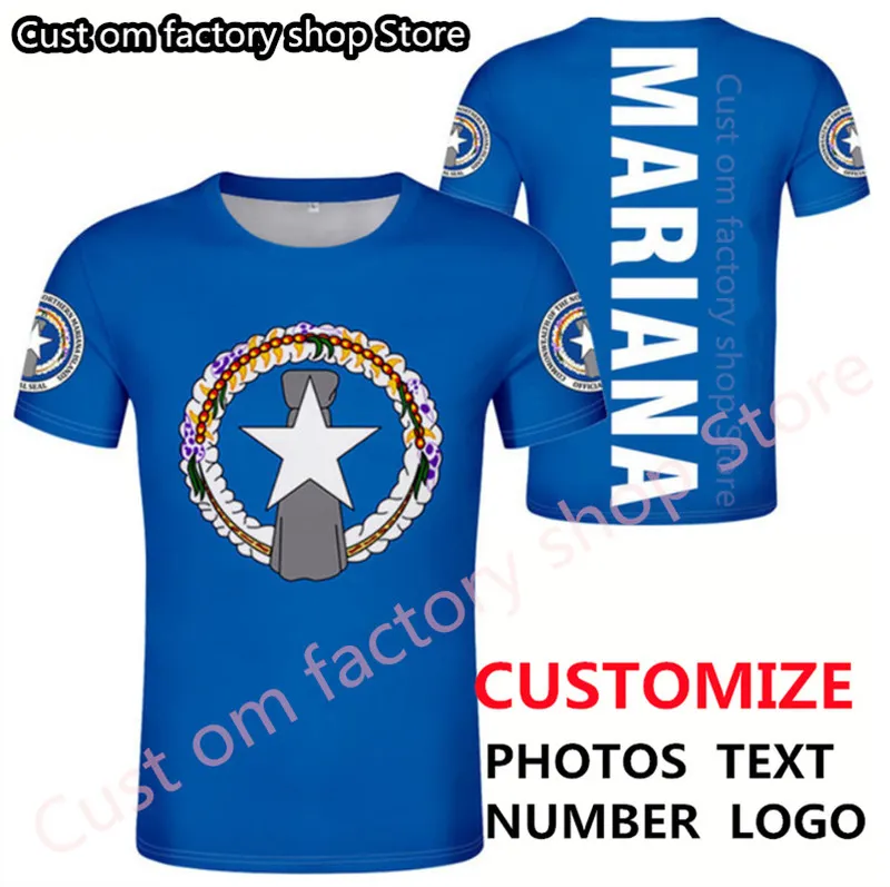 NÖRDLICHE MARIANA-INSELN T-Shirt DIY kostenlos nach Maß Name Nummer MNP T-Shirt Nation Flagge MP Land College Druck P O Kleidung 220620