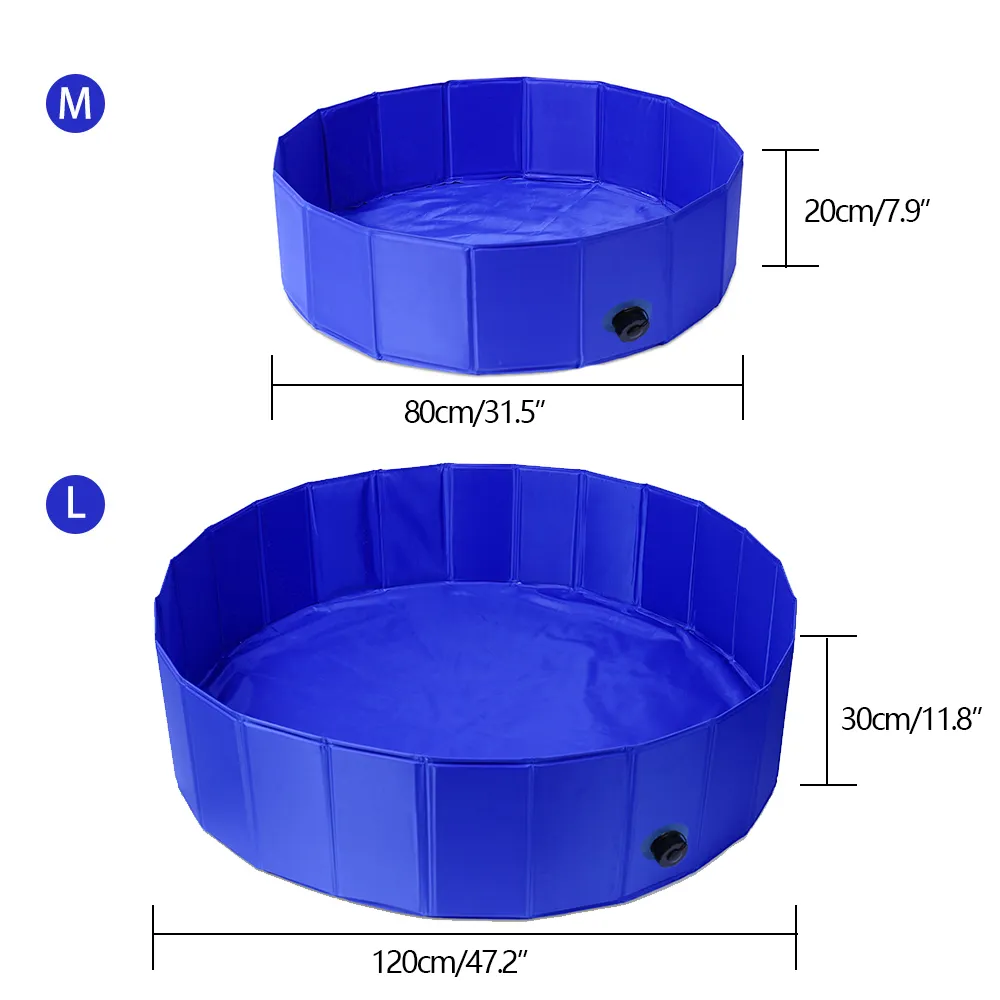 Piscina plegable para perros, baño para mascotas, bañera, bañera para interiores y exteriores, piscina de baño plegable para perros, gatos, piscina para niños