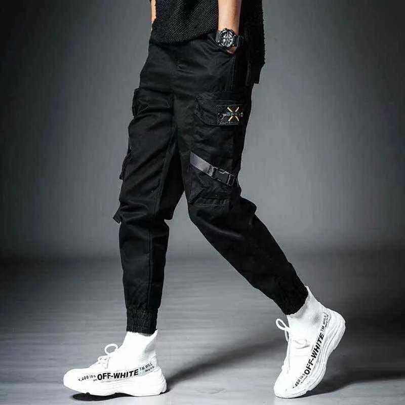 Harajuku Jogger Cargo Hosen Männer Mode Militär Techwear Laufen Streetwear Männliche Kleidung Hip Hop Punk Sport Tragen Sommer G220507