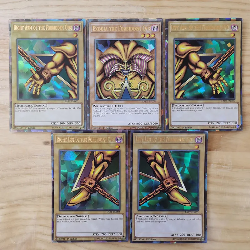 72 PZ Yu Gi Oh Anime giapponese 72 Different English Card Wing Dragon Giant Soldier Sky Dragon Flash Card Giocattolo bambini Regalo 220725