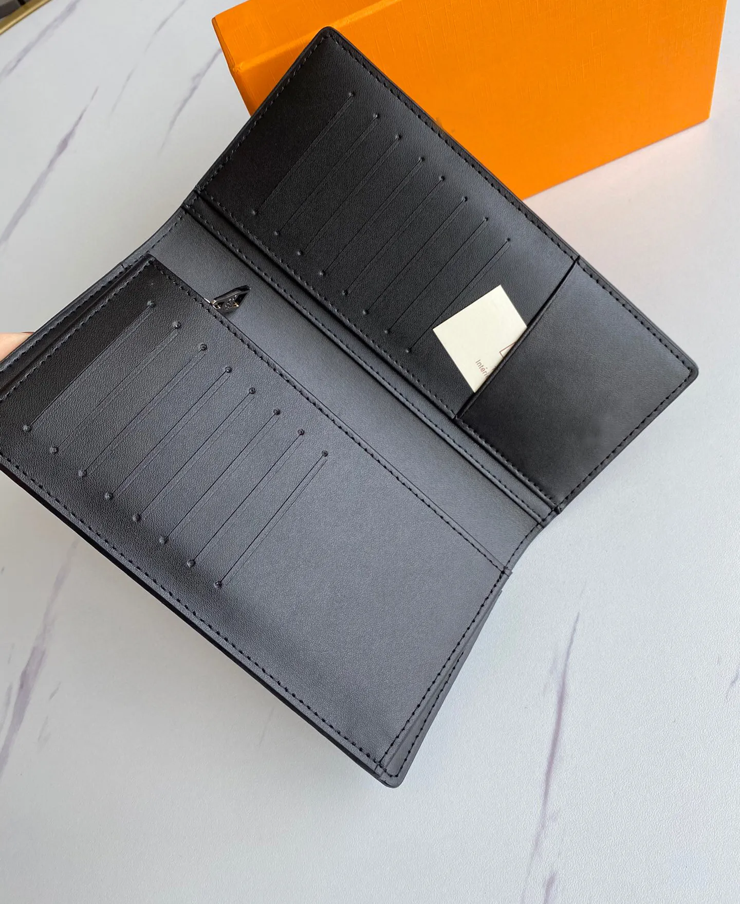 Projektanci mody zippy portfel męski skórzane portfele zamek błyskawiczne wysokiej jakości kwiaty torebki torebki monety długie uchwyt karty origi291e