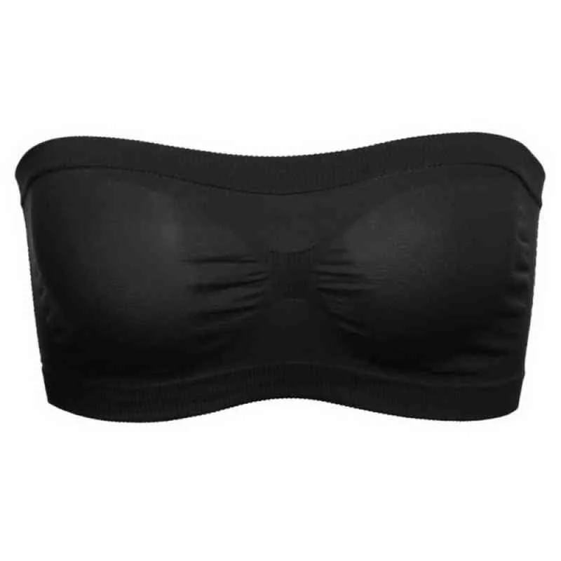 BRA sem alças Bralettes sem costura Fio de arame respirável sem fio Bra sem fio para mulheres meninas recém -L220726