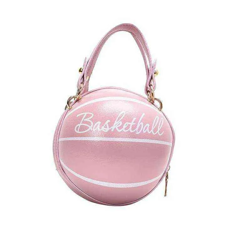 حقيبة كرة السلة فتاة صغيرة مستديرة سلسلة الأكياس الشخصية الإبداع ، حقيبة رسول مضحكة مضحكة حقائب يد 220628