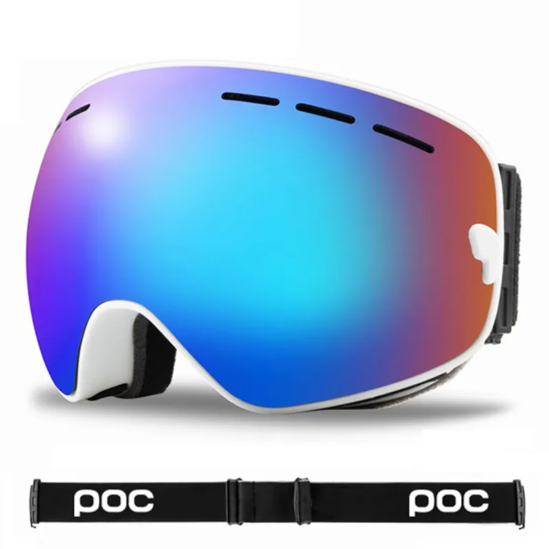 Sunglasses Double layers anti-fog POC Goggles Sci Glasses Brand New Men Women Cycle Sunglasses Mtb Googles Eyewear252G