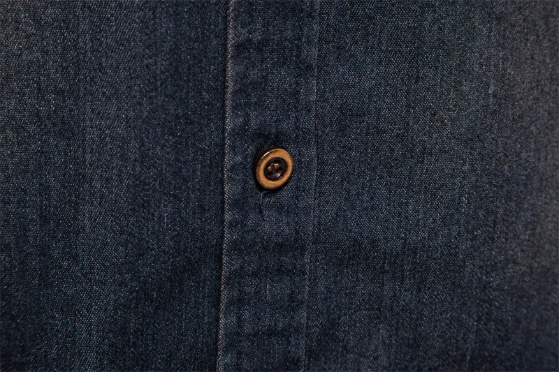 Aiopeson бренд эластичной хлопковой джинсовой рубашки мужчины с длинным рукавом качество ковбойские рубашки для повседневной тонкой одежды Fit S дизайнерская одежда 220323