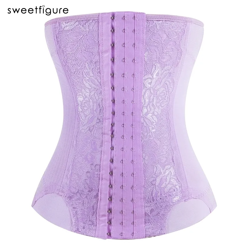 Allenatore in vita Corsetti e bustini sexy Vita Cincher Corsetto Top Sexy Pizzo Shapewear Cintura dimagrante Shaper Modellazione Cinturino Cintura 220513