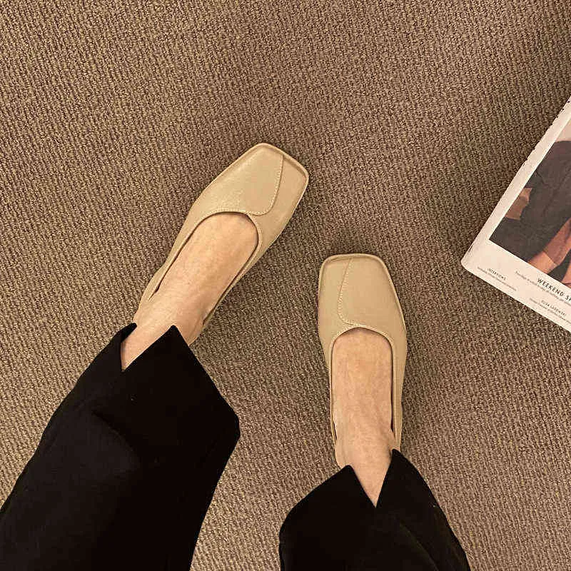 Sandales petites chaussures en cuir minorité française talons hauts 2022 nouveau Style sandales à talons épais chaussures de princesse 220704