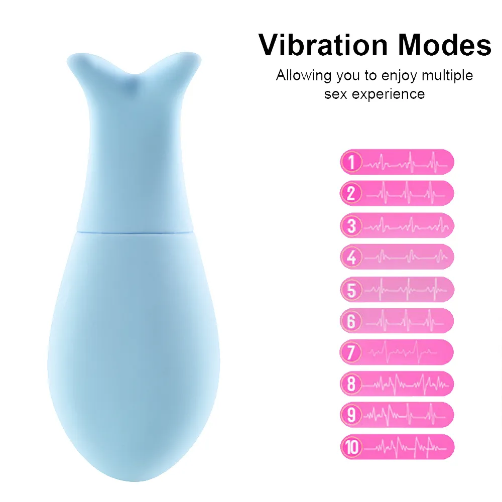 Walvis Vibrator 10 Snelheden Clitoris Stimulatie Volwassen sexy Speelgoed voor Vrouwen Vibrerende Ei G-spot Massage Vaginale Draai oefening