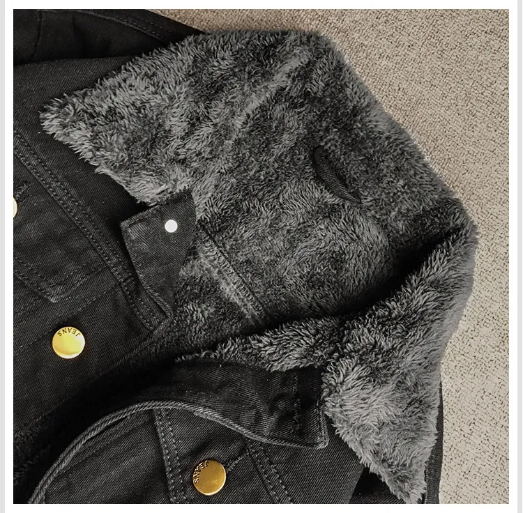 Moda 2022 casual algodão inverno engrossar roupas de lã veludo grosso streetwear hiphop oversize denim jaqueta roupas homens