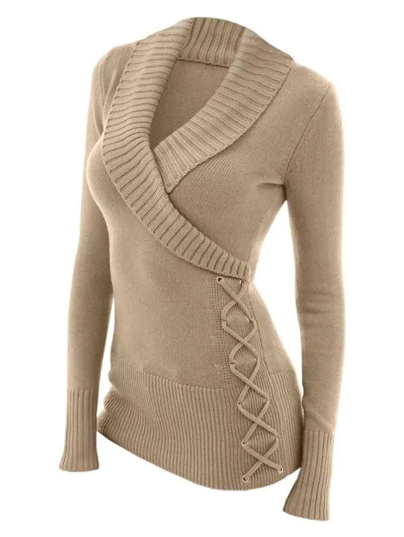 Wipalo jesień zimowy sweter kobiety dwa noszenie seksowna szyja skręcone skoczków swetry damskie swetry pull femme 2018