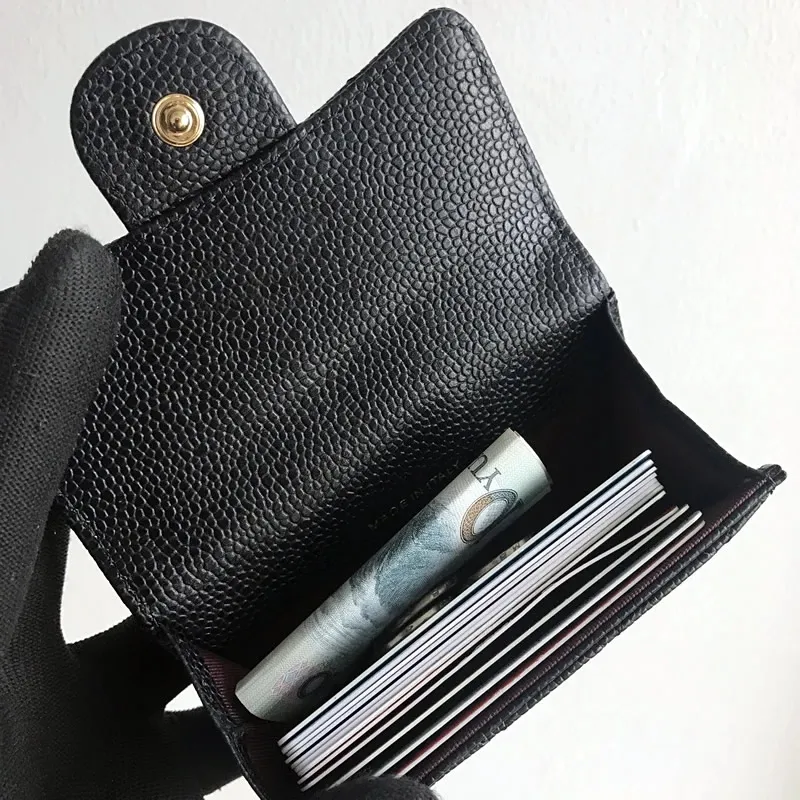 Sac de luxe classique pour femmes, portefeuille de marque de mode en cuir multifonctionnel, porte-carte de crédit 303Y