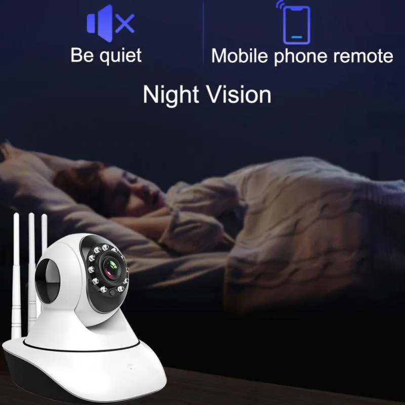 360 caméra 1080P caméra de Surveillance avec Wifi IR Vision nocturne détection de mouvement sécurité à domicile bidirectionnelle o Smart Video9146274