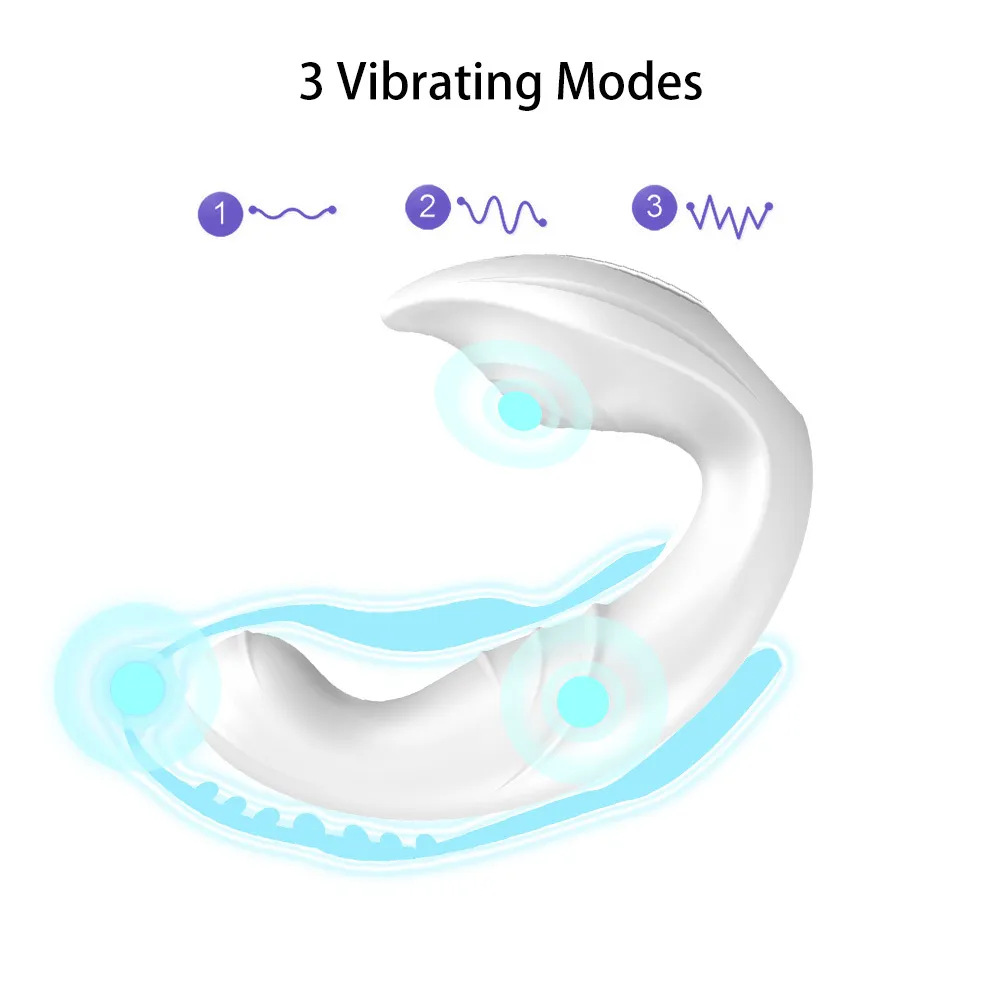 Automatisk krokning trådlös fjärrkontroll trosor vibratorer vaginal massager anal plugg sexig leksak för kvinnor män klitoris stimulator