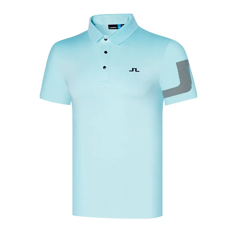 Golf heren poloshirt met balkleding Buitensporten Vrije tijd Losvallend Ademend Sneldrogend T-shirt Top met korte mouwen 220626