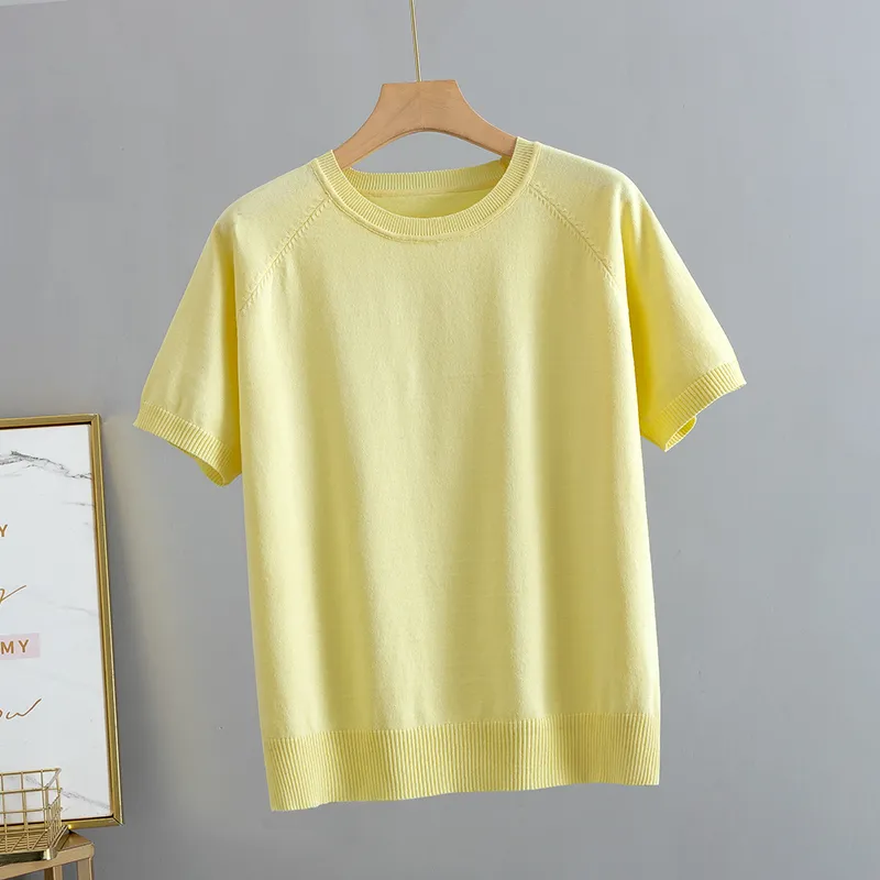 Gigogou Summer Dames T-shirt Mode Slanke Basic Korte Mouw T-shirt Top Vrouwelijke Casual Tee Shirt 220321