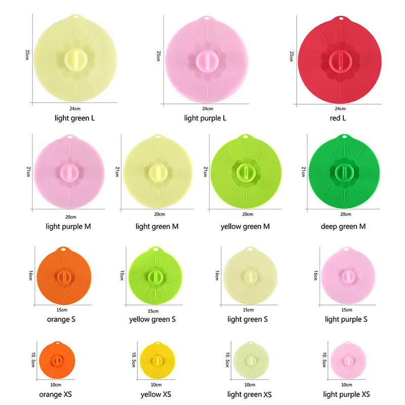 Ferramentas de cozimento de silicone com tampa da panela de maconha Fresco de manutenção de alimentos de alimentos embrulhos de microondas