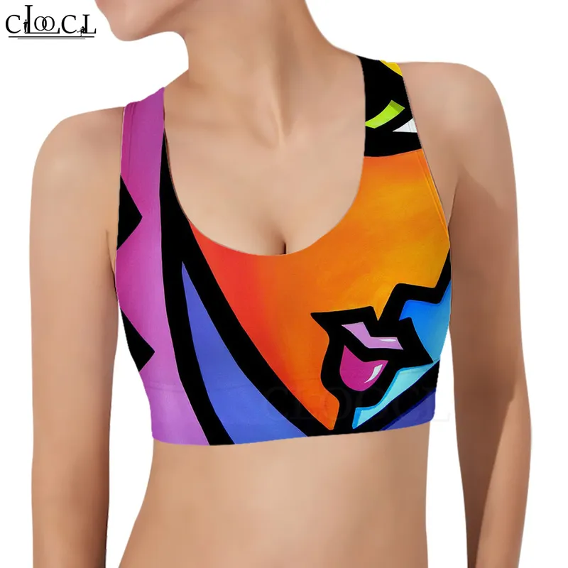 Women Sports Vest Polynesia Abstract Art 3D Pattern Sleeveless Tank Tops Fashion Yoga Running Women Outdoor Fitness Tops W220616