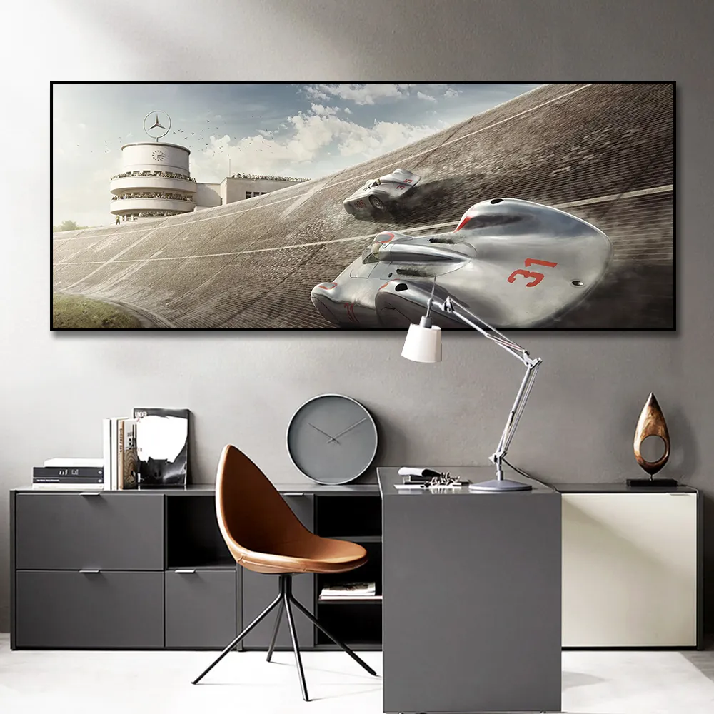 Racing Union Auto Poster Malerei Leinwand Druck Nordic Wohnkultur Wand Kunst Bild Für Wohnzimmer Rahmenlos